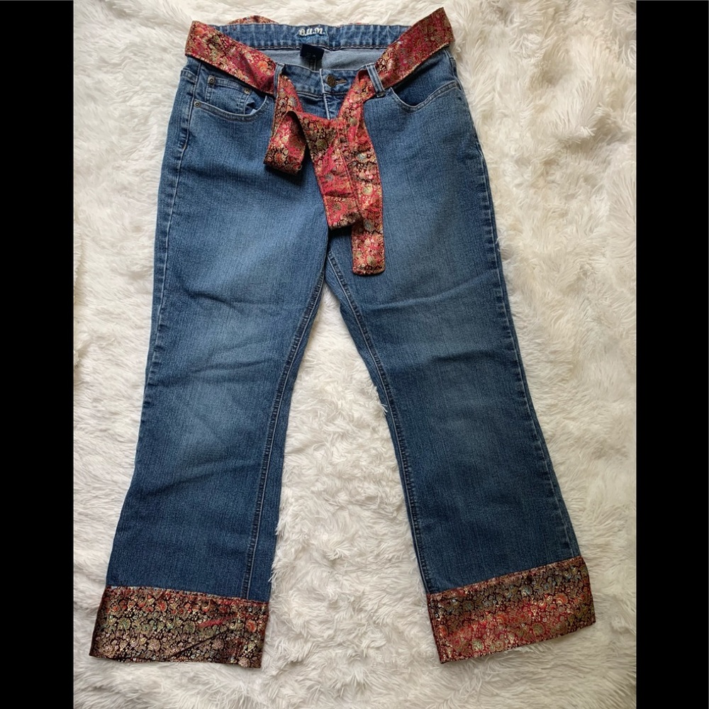 BUM Equipment Jeans With Trim And Belt